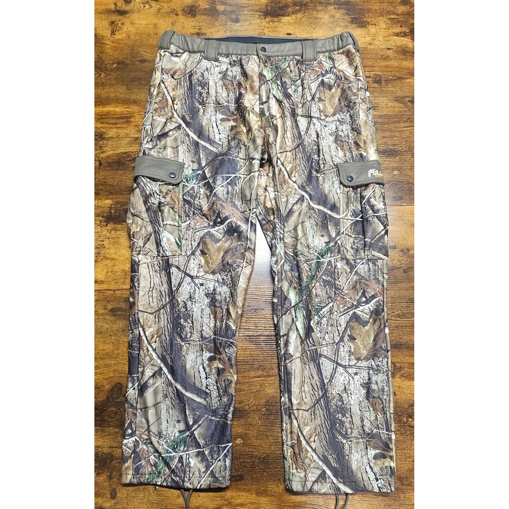 ScentLok Full Season Camo Hunting Pants Mens 2XL Realtree Cargo Trousers 4382